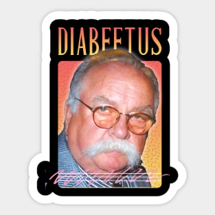 Diabeetus Retro Aesthetics Fan Art Sticker